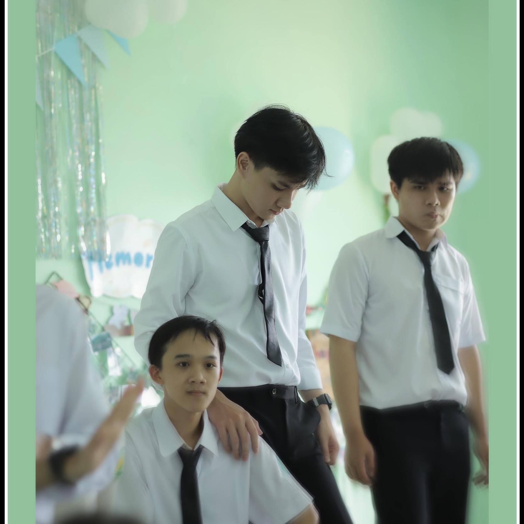 A yearbook photoshoot portrait from class CBA3.